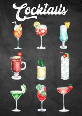 Types of Cocktails Drinks