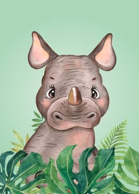 Rhinoceros Jungle Animal