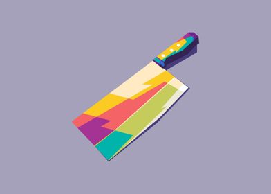 Cool Kitchen Knife PopArt