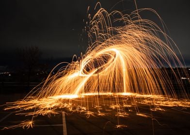 long exposure steel wool 1