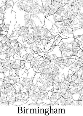 Birmingham England Map