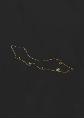 Country Maps Gold Line-preview-0