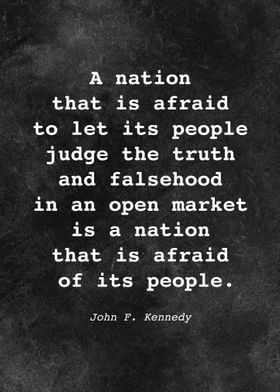 John F Kennedy Quote D024