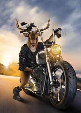 Alpha Deer Ride Motorbike