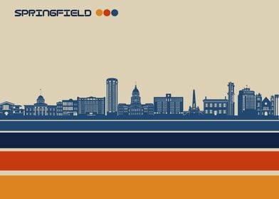 springfield skyline retro 