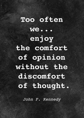 John F Kennedy Quote D029