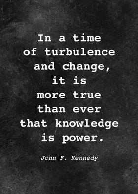 John F Kennedy Quote D026