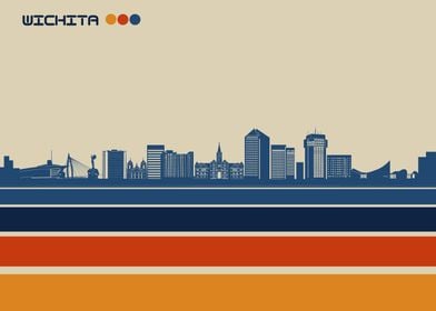 wichita skyline retro 3