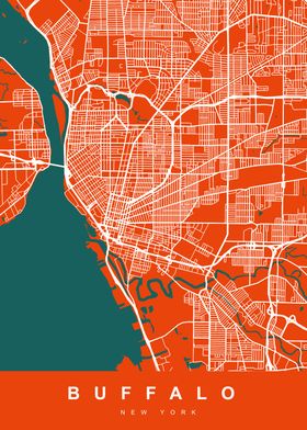 BUFFALO Art Map New York