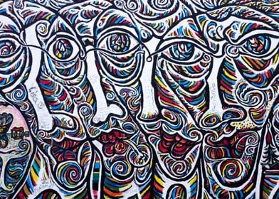 Berlin Wall Graffiti Art