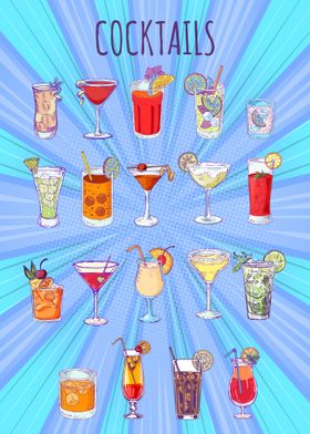 Types of Cocktails Drinks