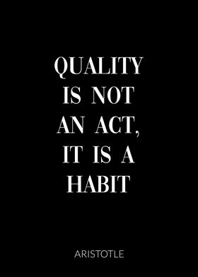 Aristotle Quote Quality