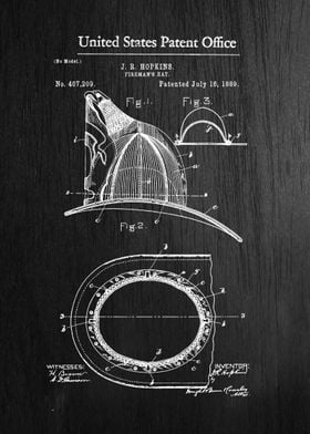 6 Firemans Hat Patent