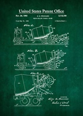 18 Cement Truck Patent Pr