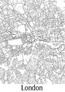 London England City Map