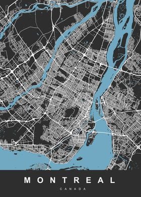 MONTREAL Art Map Canada