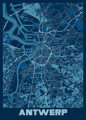 Antwerp Peace City Map