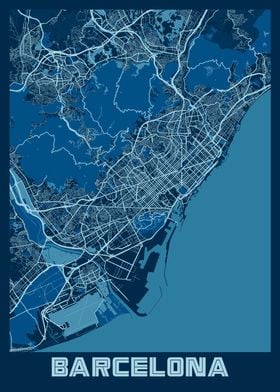 Barcelona Peace City Map