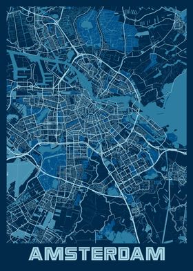 Amsterdam Peace City Map