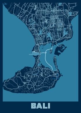 Bali Peace City Map