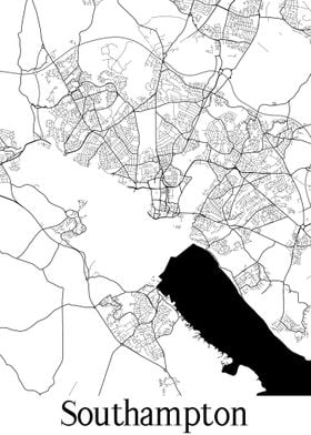 Southampton England Map