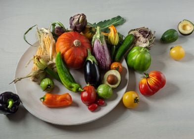 vegetable arrangement