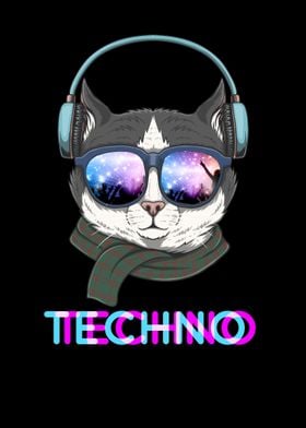 Techno Cat Headphone