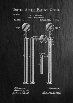 13 Dental Mirror Patent P