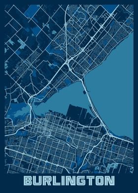 Burlington Peace City Map