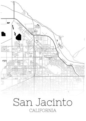 San Jacinto California map