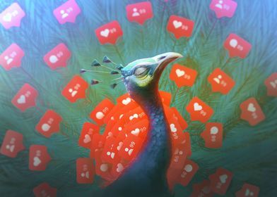 Social Media Peacock