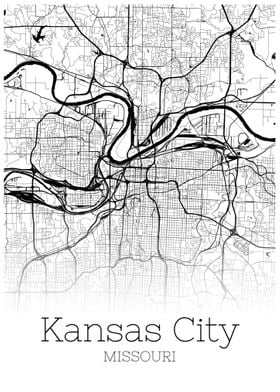 Kansas City Missouri map