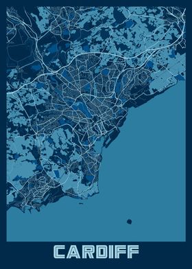 Cardiff Peace City Map