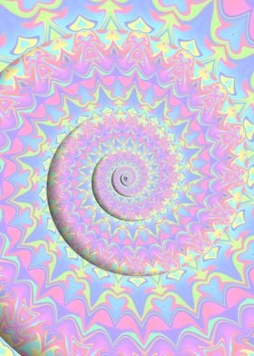 Groovy Spiral Mandala