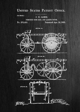 11 Firemen Ladder Truck P