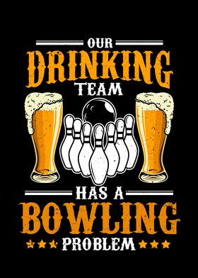 Bowling Pins Strike Bowl