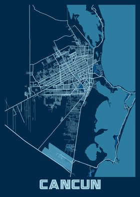 Cancun Peace City Map