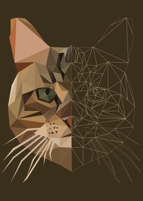 Low Poly Cute Cat