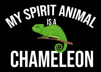 My Spirit Animal Is A Cham' Poster by Patrik | Displate