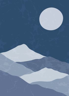Moon Night View Art 2