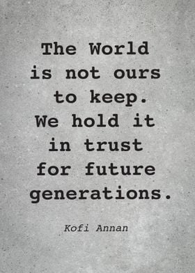 Kofi Annan Quote L021