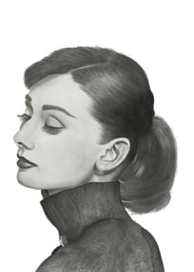 Audrey Hepburn Portrait   