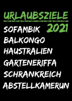 Urlaubsziele 2021Urlaub