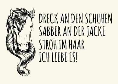 Perfekter Reiter Spruch