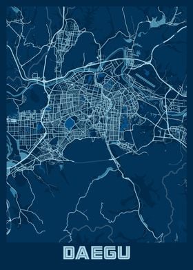 Daegu Peace City Map