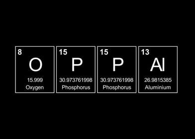 Oppai Periodic Table