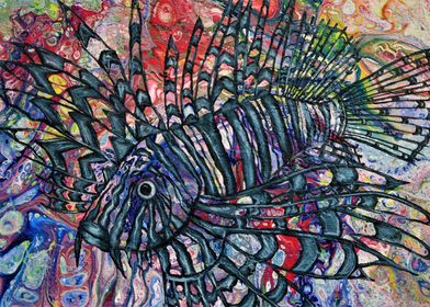 Abstract Lionfish