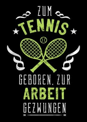 Witziger Tennis Spruch