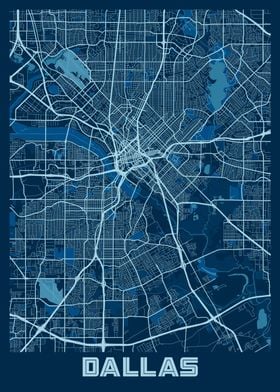 Dallas Peace City Map