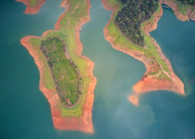 Islets in Na Hang lake VN